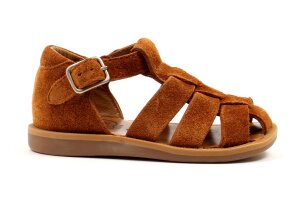 Pom d'Api sandaaltje, cognac (maat 20-27)