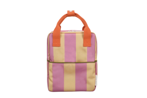 Sticky lemon rugzakje kleuter, lemon tree stripes rosebay pink
